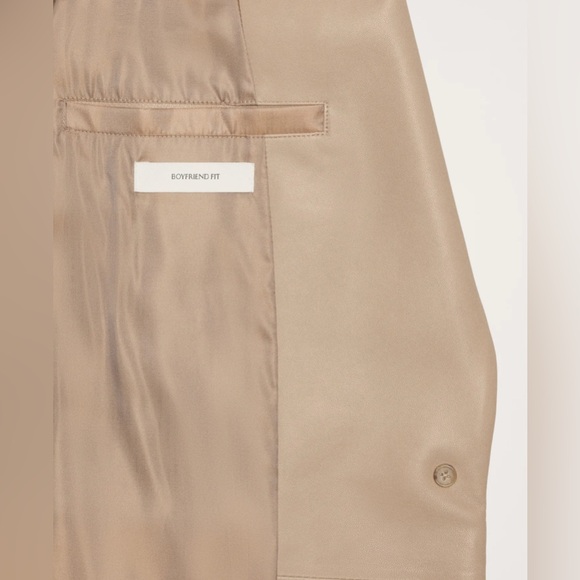 BANANA REPUBLIC BOYFRIEND LEATHER BLAZER - Picture 8 of 12